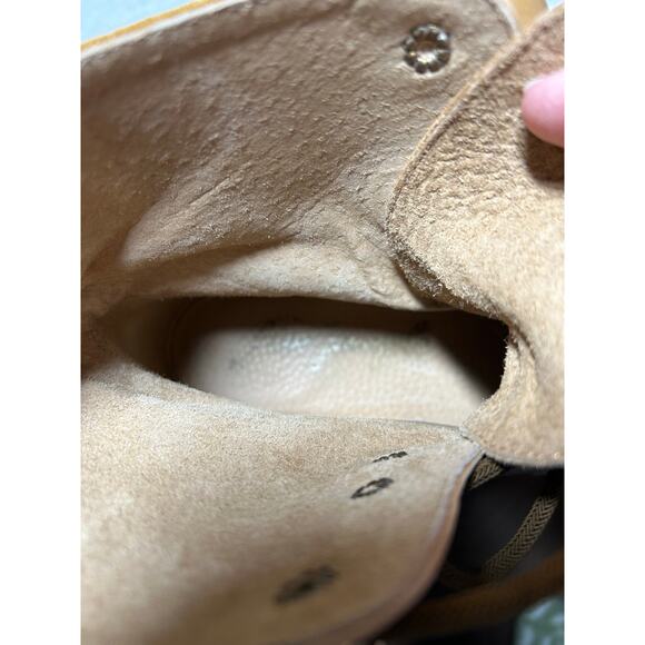 NWOT Free People Showdown Lace Up Leather Boots - Picture 13 of 15